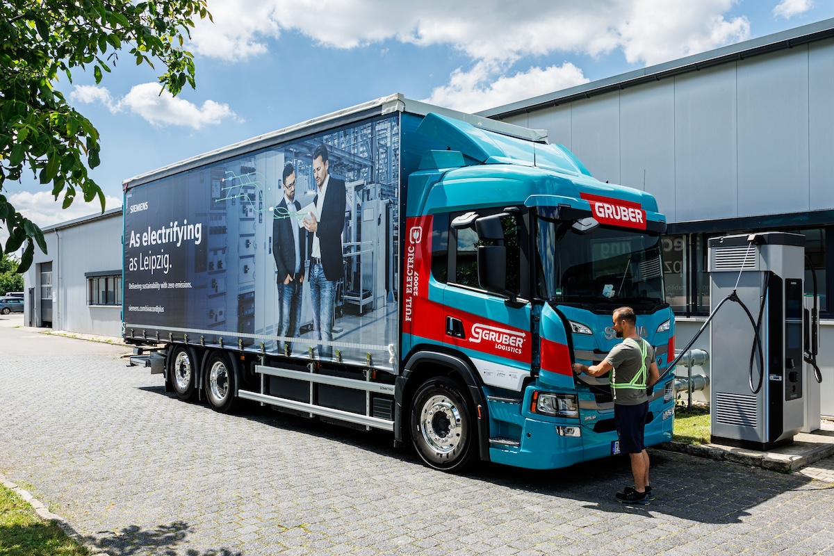 Nuovo progetto E-truck a emissioni zero per Gruber Logistics e Siemens